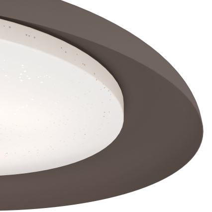 Eglo 99704 - Lámpara de techo LED PENJAMO LED/17,1W/230V marrón