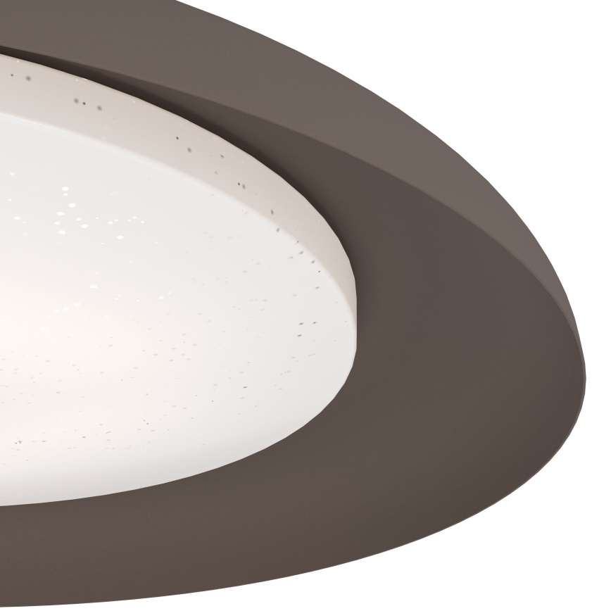 Eglo 99704 - Lámpara de techo LED PENJAMO LED/17,1W/230V marrón