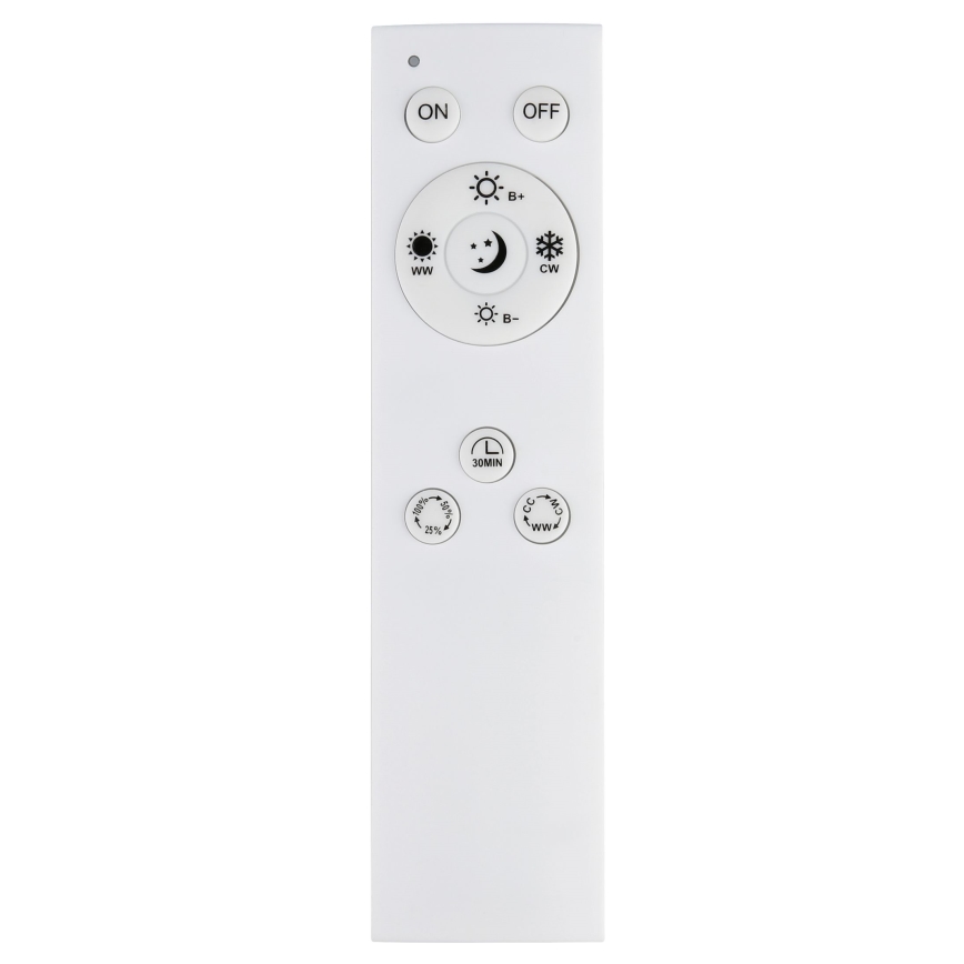 Eglo - Plafón LED regulable LED/37W/230V 3000-6500K negro + mando a distancia