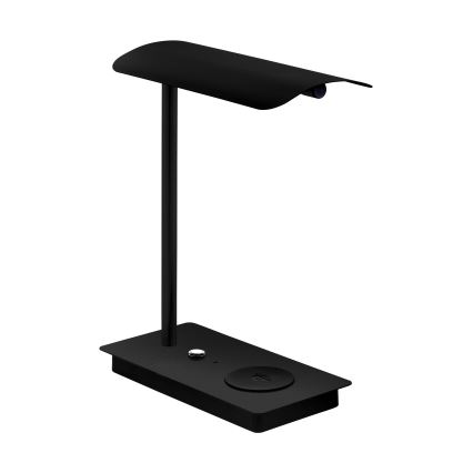 Eglo 99829 - Lámpara de mesa táctil LED regulable ARENAZA LED/5,8W/230V negra