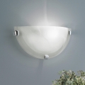 Eglo - Aplique de pared 1xE27/60W/230V en cristal de alabastro