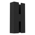 Eglo - Aplique de pared exterior LED 2xLED/4W/230V 2700/4000/6000K. IP44 negro