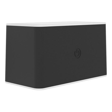 Eglo - Aplique de pared exterior LED recargable, táctil y regulable LED/5W/5V 2000 mAh 3000/4000/6500K IP44 negro