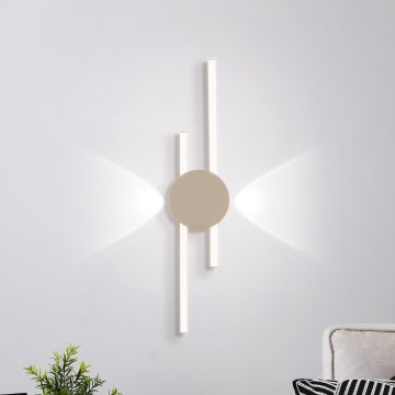 Eglo - Aplique de pared LED/20W/230V + LED/0,91W beige