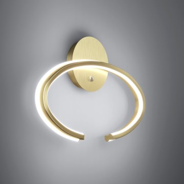 Eglo - Aplique de pared LED regulable LED/12W/230V 2200-6500K dorado