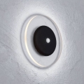 Eglo - Aplique de pared LED RGBW recargable y regulable con sensor de movimiento y crepuscular LED/5V 2000 mAh negro + control remoto