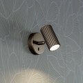 Eglo - Aplique de pared orientable 1xGU10/5W/230V marrón