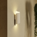 Eglo - Aplique de pared para exterior 2xLED/4W/230V 2700/4000/6000K IP44 blanco