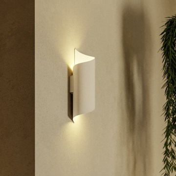 Eglo - Aplique de pared para exterior 2xLED/4W/230V 2700/4000/6000K IP44 blanco