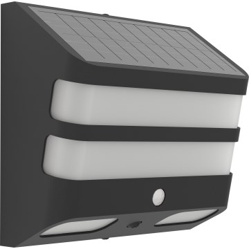 Eglo - Aplique LED solar con sensor LED/6,5W/3,7V 1800 mAh IP44