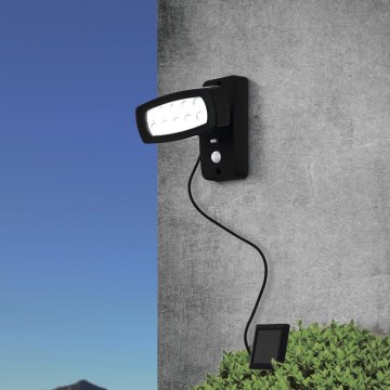 Eglo - Aplique solar LED de pared con sensor LED/1,2V 600 mAh IP44
