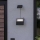 Eglo - Aplique solar LED de pared con sensor LED/8,7W/3,7V 3600 mAh IP44 negro