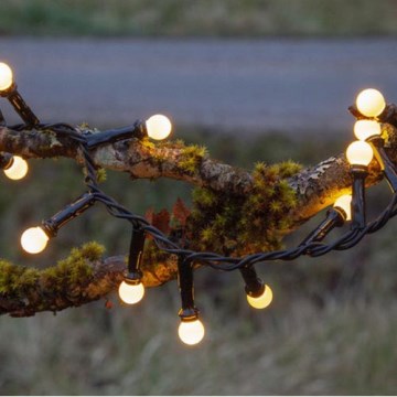 Eglo - Cadena de Navidad LED de exterior 300xLED/8 funciones 11m IP44 blanco cálido