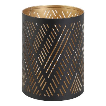 Eglo - Candelabro 10x7,5 cm negro/dorado