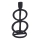 Eglo - Candelabro 23x15,5 cm negro
