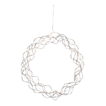 Eglo - Decoración de Navidad LED 30xLED/0,064W/230V cromo brillante