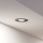 Eglo - Foco empotrable LED para baño 1x GU10/4,5 W/230 V IP44 negro