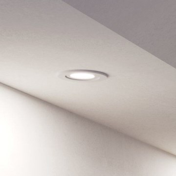 Eglo - Foco empotrable LED para baño 1xGU10/4,5W/230V IP44 blanco