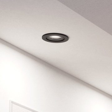 Eglo - Foco empotrado LED 1xGU10/4,5W/230V negro