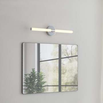 Eglo - Iluminación LED para espejo de baño LED/11W/230V 3000/4000/6500K 60 cm IP44 cromo brillante