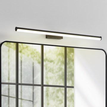 Eglo - Iluminación LED para espejo de baño, LED/14W/230V, 78 cm, IP44, negro