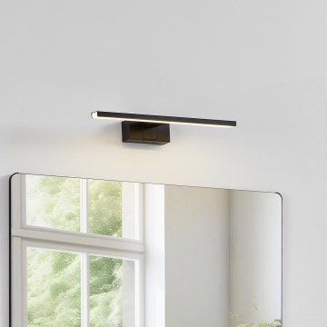 Eglo - Iluminación LED para espejo de baño LED/7W/230V 3000/4000/6500K 40 cm IP44 negro