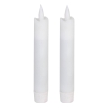 Eglo - JUEGO 2x Vela LED LED/1xAAA 15 cm blanco