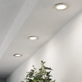 Eglo - Juego de 3 downlights empotrables LED LED/3,7W/230V 2700/4000/6500K Ø 8,8 cm cromo mate
