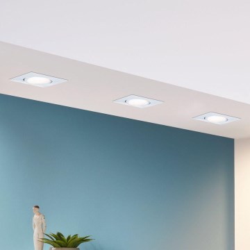 Eglo - Juego de 3 focos empotrables LED PINEDA LED/4,9W/230V