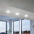 Eglo - Juego de 3 focos empotrables LED RGBW regulables LED/4,7W/230V 2700-6500K blanco