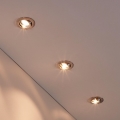 Eglo - Juego de 3 focos empotrables LED TEDO 1xGU10-LED/5W/230V