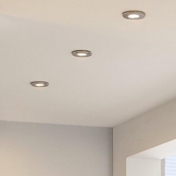 Eglo - Juego de 3 focos empotrados LED PENETO 1xGU10-LED/3W/230V
