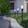 Eglo - Juego de 3 lámparas LED para exterior LED/1W/230V IP44, negras