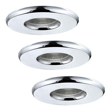 Eglo - Juego de 3 luminarias LED para baño IGOA LED/3,3W/230V IP44