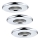 Eglo - Juego de 3 luminarias LED para baño IGOA LED/3,3W/230V IP44