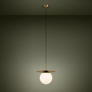Eglo - Lámpara colgante 1xE27/40W/230V dorado