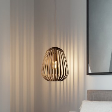 Eglo - Lámpara colgante con cable 1xE27/40W/230V acabado en bronce