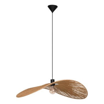 Eglo - Lámpara colgante con cable 1xE27/42W/230V 80 cm marrón/negro
