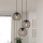 Eglo - Lámpara colgante con cable 3xE27/60W/230V negra