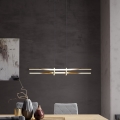 Eglo - Lámpara colgante LED con cable LED/21W/230V, dorada