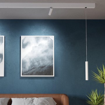 Eglo - Lámpara colgante LED con cable para sistema de carril LED/9W/230V