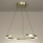 Eglo - Lámpara colgante LED regulable con cable LED/24,8W/230V 2200-6500K dorada + mando a distancia