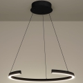 Eglo - Lámpara colgante LED regulable con cable LED/24,8W/230V 2200-6500K negra + mando a distancia