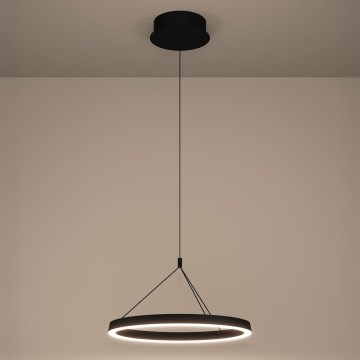 Eglo - Lámpara colgante LED regulable con cable LED/34,5W/230V 2200-6500K negro + control remoto