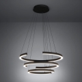 Eglo - Lámpara colgante LED regulable con cable LED/50W/230V 2200-6500K negra + mando a distancia