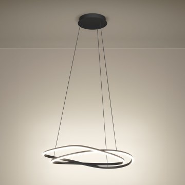 Eglo - Lámpara colgante LED regulable con cable LED/60W/230V 2200-6500K gris + control remoto