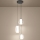 Eglo - Lámpara colgante LED regulable con cable LED/7W/230V + 2xLED/5,5W + 3xLED/1,6W 2200-6500K negro cromado