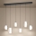 Eglo - Lámpara colgante LED regulable suspendida en cable 2xLED/7W/230V + 4xLED/5,5W + 6xLED/1,6W 2200-6500K negro cromado