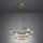 Eglo - Lámpara colgante LED regulable suspendida en cable LED/50W/230V 2200-6500K dorada + mando a distancia