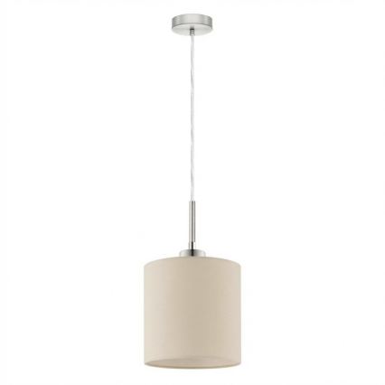 Eglo - Lámpara colgante LED TUNJA con cable 1xE27/60W/230V color crema